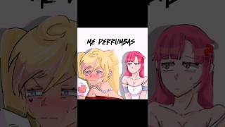 Girl x girl No me mires con esos ojos 👀animationvolvi [upl. by Oly]