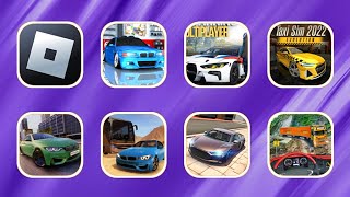 The Best Car Game  Roblox Car Parking 3D CPM Taxi Sim Evo Parking Masters Driving School [upl. by Cornelle60]