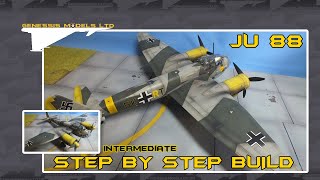 Revell  Junkers Ju 88 A4  148 Scale Model  Step by step video build  Part1 [upl. by Anialeh]