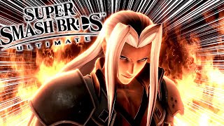 SEPHIROTH JOINS SMASH BROS REACTION [upl. by Teplitz]