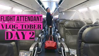 Flight Attendant Life  Time Zones  VLOGTOBER Day 2 2018 [upl. by Izy]