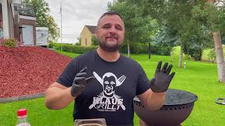 XXL BBQ RIB FINGER VOM SMOKER  Klaus grillt [upl. by Kwei156]