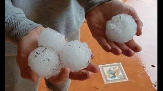 Massive hailstorm in Kellyville NSW Australia [upl. by Socin]