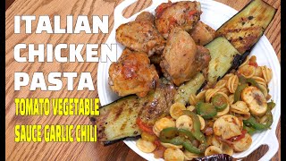 Chicken Tomato Sauce Pasta  Italian Chicken Recipe  Youtube [upl. by Adnav]