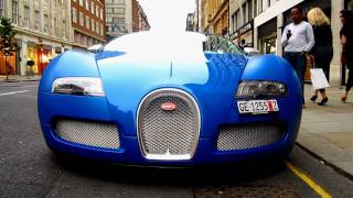 Bugatti Veyron BLEU CENTENAIRE On the Road [upl. by Duomham]