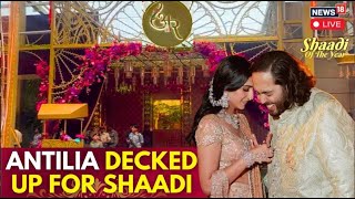 Anant Radhika Wedding Live  Anant Ambani Wedding Video  Mukesh Ambani  Nita Ambani  N18L [upl. by Luapleahcim]