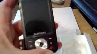 Samsung SGHi450 Symbian device unboxing [upl. by Lynde]