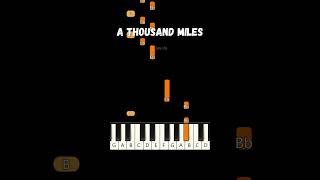 A Thousand Miles 🛣️ Vanessa Carlton 🛣️ EASY Piano Tutorial [upl. by Petras]