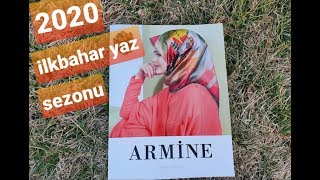 ARMİNE 2020 İLKBAHAR YAZ SEZONU KATOLOĞU  YENİ SEZON İPEK EŞARP [upl. by Santos128]