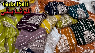 Gota Patti work Dress Design Gota Patti Dress SALE 𝗚𝗼𝘁𝗮 𝗣𝗮𝘁𝘁𝗶 𝘄𝗼𝗿𝗸 گوٹہ پٹی SALE [upl. by Ovid560]