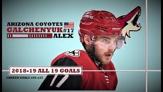 Alex Galchenyuk 17 ● ALL 19 Goals 201819 Season HD [upl. by Dleifniw]