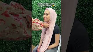 NonMuslims react to wearing hijab Urban Modesty ♥️🧕🏽 shortvideo status islam youtubeshorts [upl. by Yodlem871]