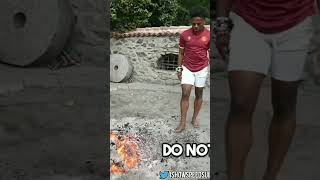 Ishowspeed running in fire 🔥 shorts trollface [upl. by Caesar]