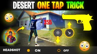 Secret Desert Eagle Headshot Trick amp Setting 100 Working 😱  Free Fire [upl. by Nam]