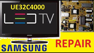 RIPARAZIONE VELOCE TV Samsung UE32C4000 quot DANNO ENELquot [upl. by Foley]