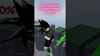 EPILEPSY WARNING FLASHING LIGHTS Easy Saitama Combo for New Players TSBG roblox newplayers [upl. by Chelton]