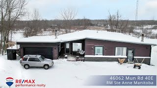 House for sale at 46062 Mun Rd 40E RM Ste Anne Manitoba [upl. by Ayyn473]