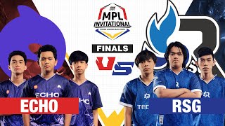 ECHO vs RSG PH  Game 1  FINALS  ONE Esports MPL Invitational 2023  Day 5 [upl. by Gram]