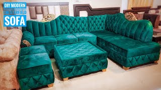 DIY Modern Sofa  how to make sofa set [upl. by Vanzant]