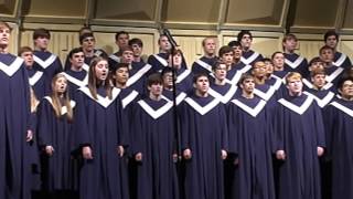 Harding Academy Chorus  Power in the Blood [upl. by Anpas748]