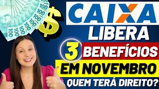 💸 PODE COMEMORAR CAIXA libera BOLSA FAMÍLIA  2 BENEFÍCIOS em NOVEMBRO – VEJA QUEM RECEBE [upl. by Nueoras766]