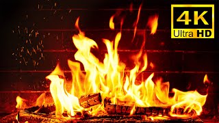 🔥 Fireplace 4K UHD Cozy Fireplace for TV Burning Fireplace with Crackling Fire Sounds [upl. by Gula]