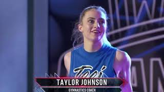 Taylor Johnson 16 Advances to Semifinals on American Ninja Warrior 2020 [upl. by Kristine]