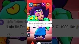 UMARIM 1000 LİKE GELİR✅👍 fyp gaming brawl brawlstars shorts [upl. by Tess682]