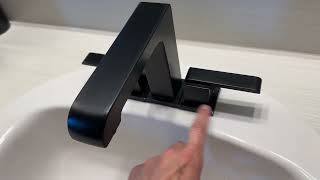 Review Delta Ara Bathroom Faucet [upl. by Enyala591]