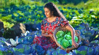 Cabbages 🥬 for chicken kottu🍗 potato cheese rolls pineapple salad amp more [upl. by Anemolif]