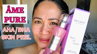 HOW TO  USE ÂME PURE PEELS SO GOOD  TRYING AHABHA ÂME PURE ACID PEELING FOR THE FIRST TIME vlg31 [upl. by Paxon]