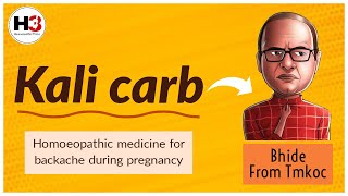 Kali Carb  Kali carb 200 homeopathic medicine  Kali carb homeopathy  Explained easily with Bhide [upl. by Alyn732]