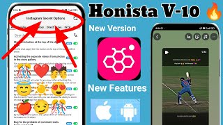 honista version 10 new update 🥳 New features and settings 🤩 honista iphone story settings 🔥 [upl. by Billat969]