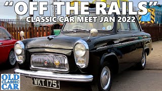 Old cars vans amp pickups at Off The Rails  Crewe Heritage Centre classic car meet 30th Jan 2022 [upl. by Angell]