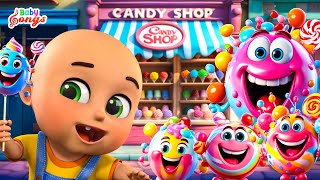 🍭 Five Little Candies 🍬 Looby Loo Dance  Color Song  Nursery Rhymes For Kids amp Baby  Jugnu Kids [upl. by Cullen]