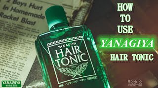 How to use YANAGIYA hair tonic Here are two way to use it [upl. by Revlys]