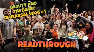 MEET THE CAST Beauty and the Beast Rehearsal Vlog 1 [upl. by Snashall116]