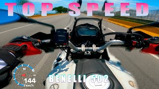 Mucho PESO y POCA POTENCIA  Benelli TRK 502 TOP SPEED [upl. by Secrest741]