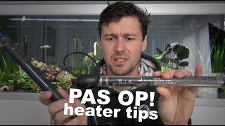 Wat niet te doen met aquarium heaters Of juist wat wel te doen met aquarium verwaming 36 [upl. by Consuela]