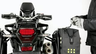 Kriega OS32 SOFT PANNIER FITTING USING OSPLATFORM [upl. by Adur]