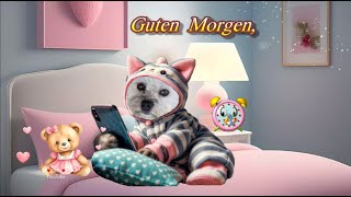 Guten Morgen ☕ Bist du schon wach🌺 liebe Grüße für einen schönen Tag 💗 [upl. by Nosreffej]