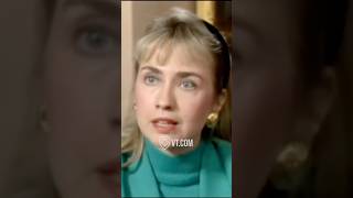 Set Falls onto Hillary as Shes Slandering a Woman Bill had an Affair with in 1992 [upl. by Ugo796]