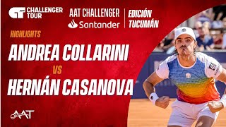 AAT Challenger Santander  Edición Tucumán Hernán Casanova vs Andrea Collarini [upl. by Oitaroh2]