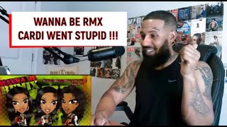 🔥 WANNA BE REMIX  CARDI B MEG amp GLORILLA REACTION [upl. by Karli]