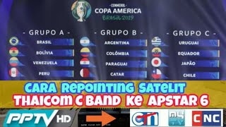 Tracking Satelit Apstar 6 Chanel Alternatif Copa America Brasil 2019 [upl. by Kataway]