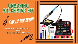 Unboxing of RM99 Complete Soldering set with Digital Multimeter [upl. by Anirehc297]