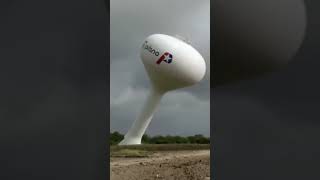 Plano water tower Demolished [upl. by Gilbart]