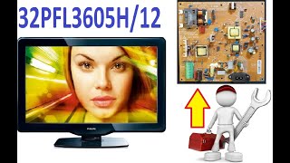 Riparazione TV Philips 32PFL3605H12 quot SPENTO quot [upl. by Drew]