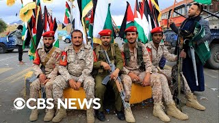 Yemens Houthi rebels claim responsibility for Israel attack [upl. by Nove206]