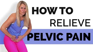 5 Yoga Exercises to Relieve Pelvic Pain or Pressure  Pelvic Floor Relaxation [upl. by Teryn]